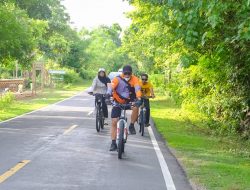 Usai Musrenbang di Bontobahari, Andi Utta Tancap Sepeda ke Bira