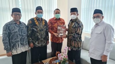 H Syafruddin Bertemu Ketua Baznas Prof Noor Ahmad, LAZ dan Baznas Bersinergi Untuk Program Keummatan