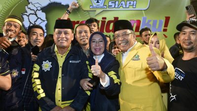 Pada HBH Relawan Airlangga Hartarto, Nurdin Halid: SK DPD Golkar Sulsel Bermasalah dan Berproses di Mahkamah Partai
